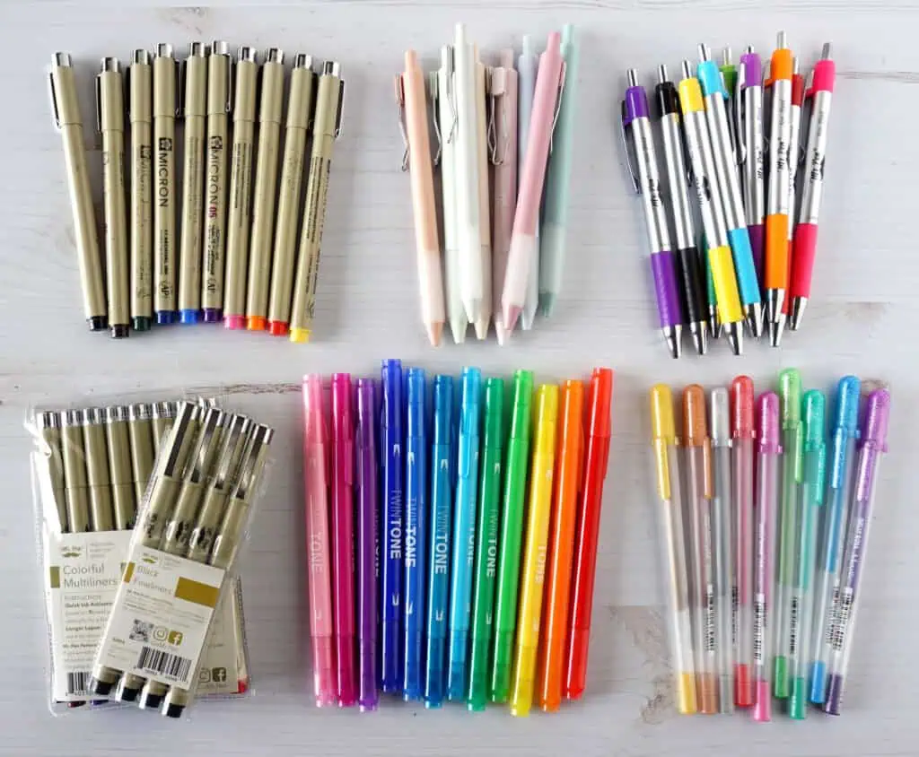 Bible journaling pens