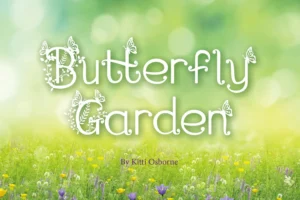 Butterfly Garden font from Font Bundles