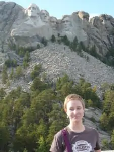 me at Mount Rushmore