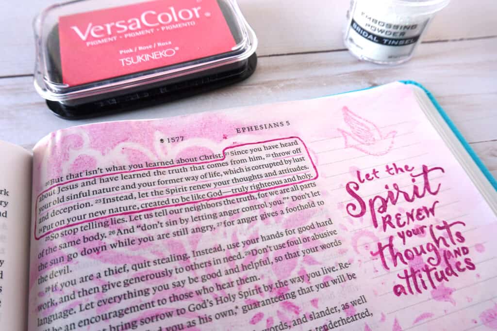 3 Heat Embossing Techniques for Card Making and Bible Journaling ...
