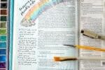 Bible Journaling on Genesis 9: How to Paint a Watercolor Rainbow
