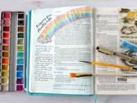 Bible Journaling on Genesis 9: How to Paint a Watercolor Rainbow