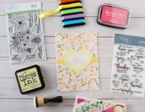 how to make handmade Mother's Day cards - supplies