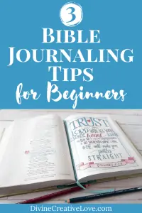 how to start Bible journaling for beginners
