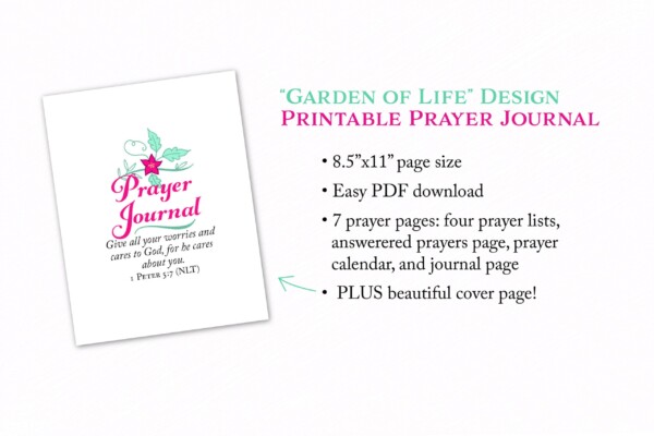 Garden of Life Prayer Journal - description