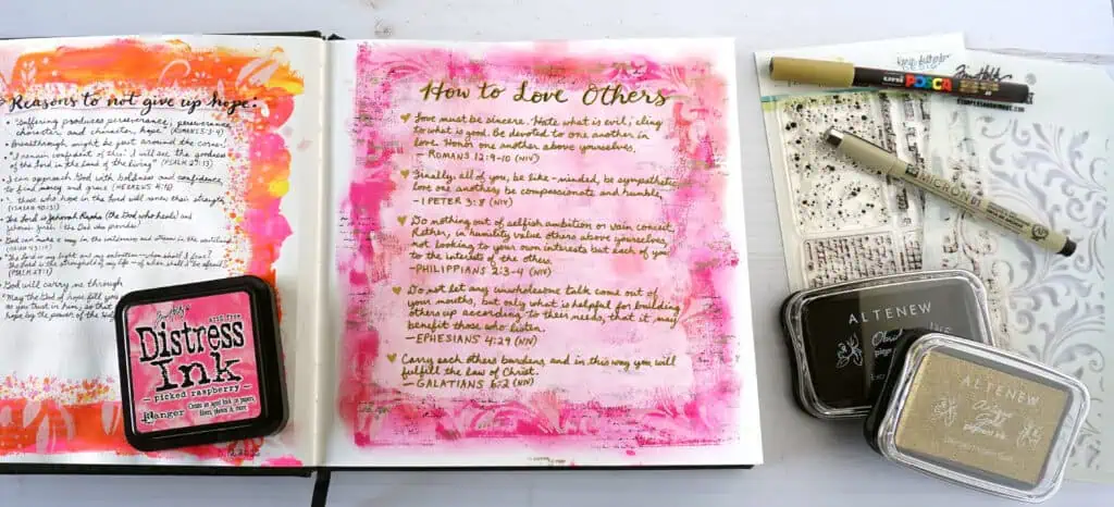 How to Start Mixed Media Faith Journaling
