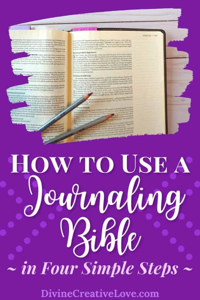 how to use a journaling Bible