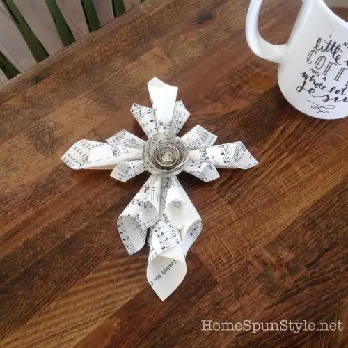 Christian craft for adults - hymn cross