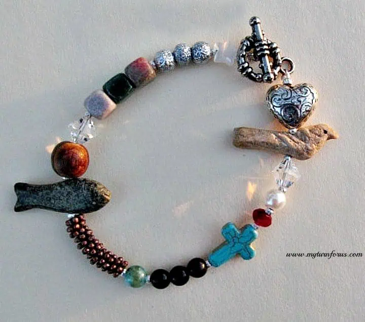 Christian Craft Idea for Adults - life of Jesus bracelet