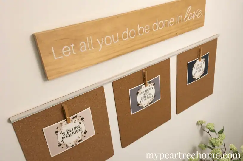 Christian laundry room sign craft