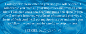 Ezekiel 36:25-27